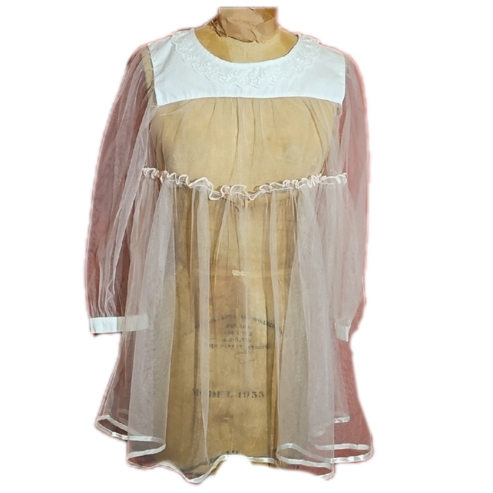 Baby Doll Sheer Top New